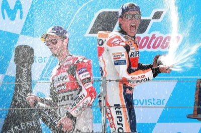 Marquez outguns Dovizioso for Aragon victory