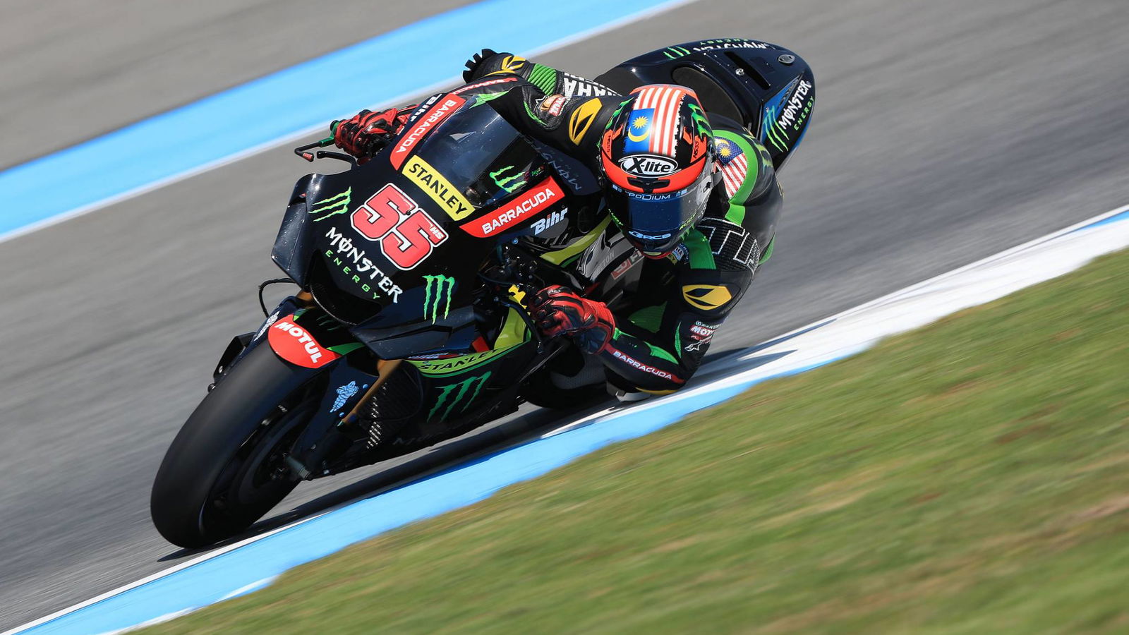 Syahrin closes gap to Morbidelli in top MotoGP rookie fight