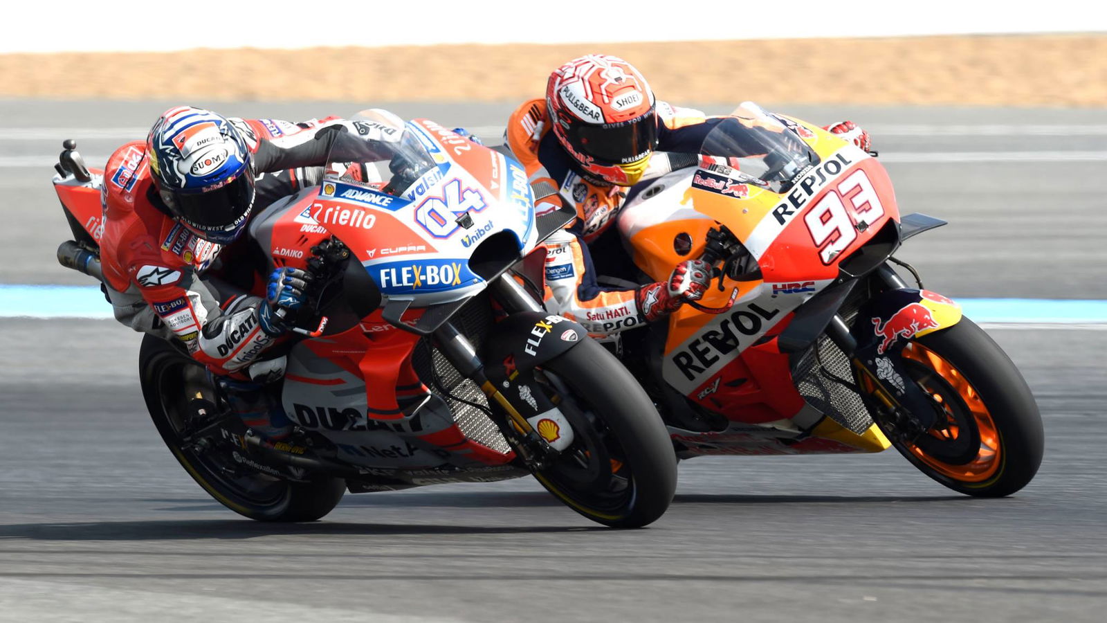 Marquez, Dovi menggambar perbandingan Schwantz-Rainey