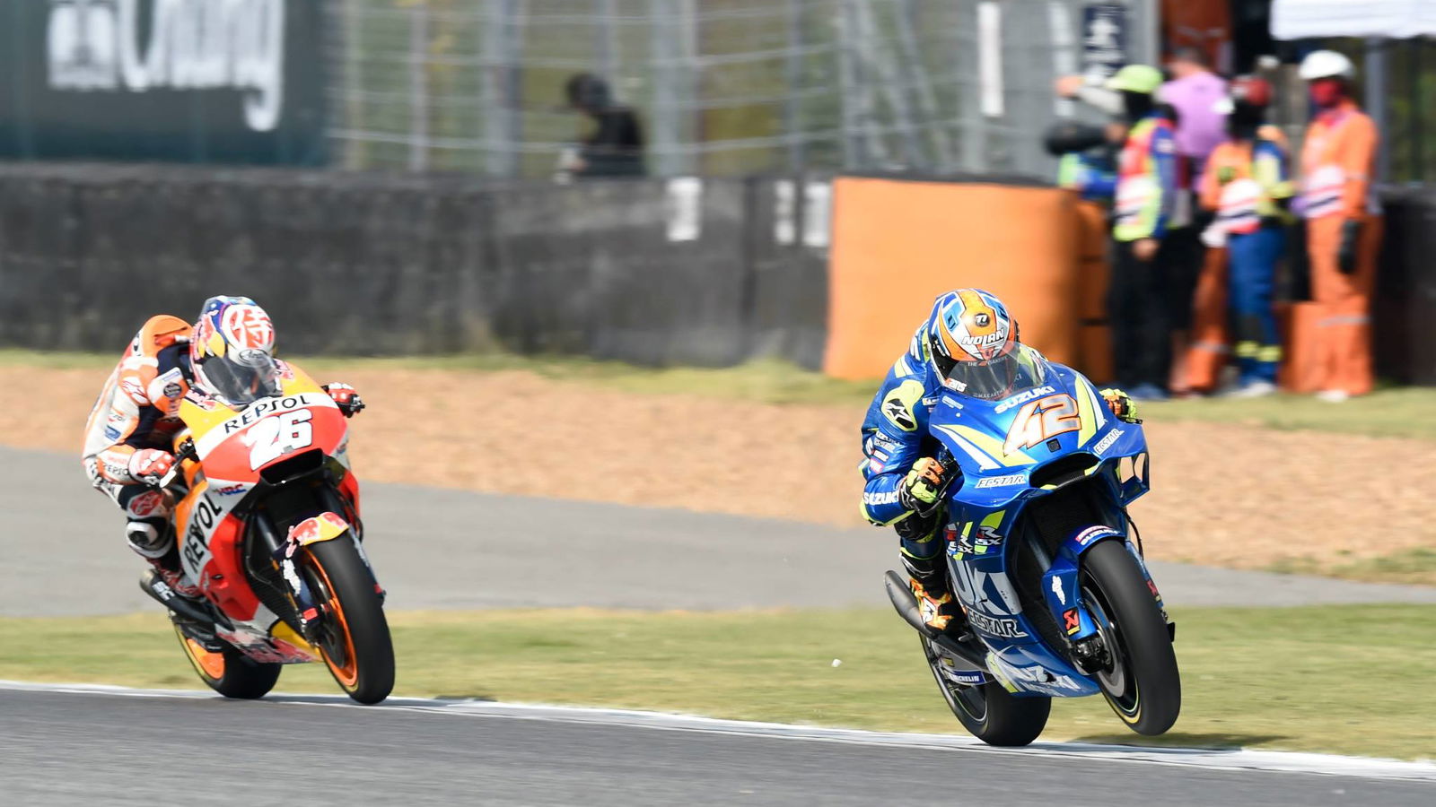 Rins 'on the limit' dalam 'balapan hebat'