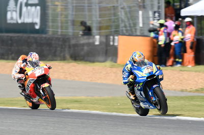 Rins ‘on the limit’ in ‘great race’