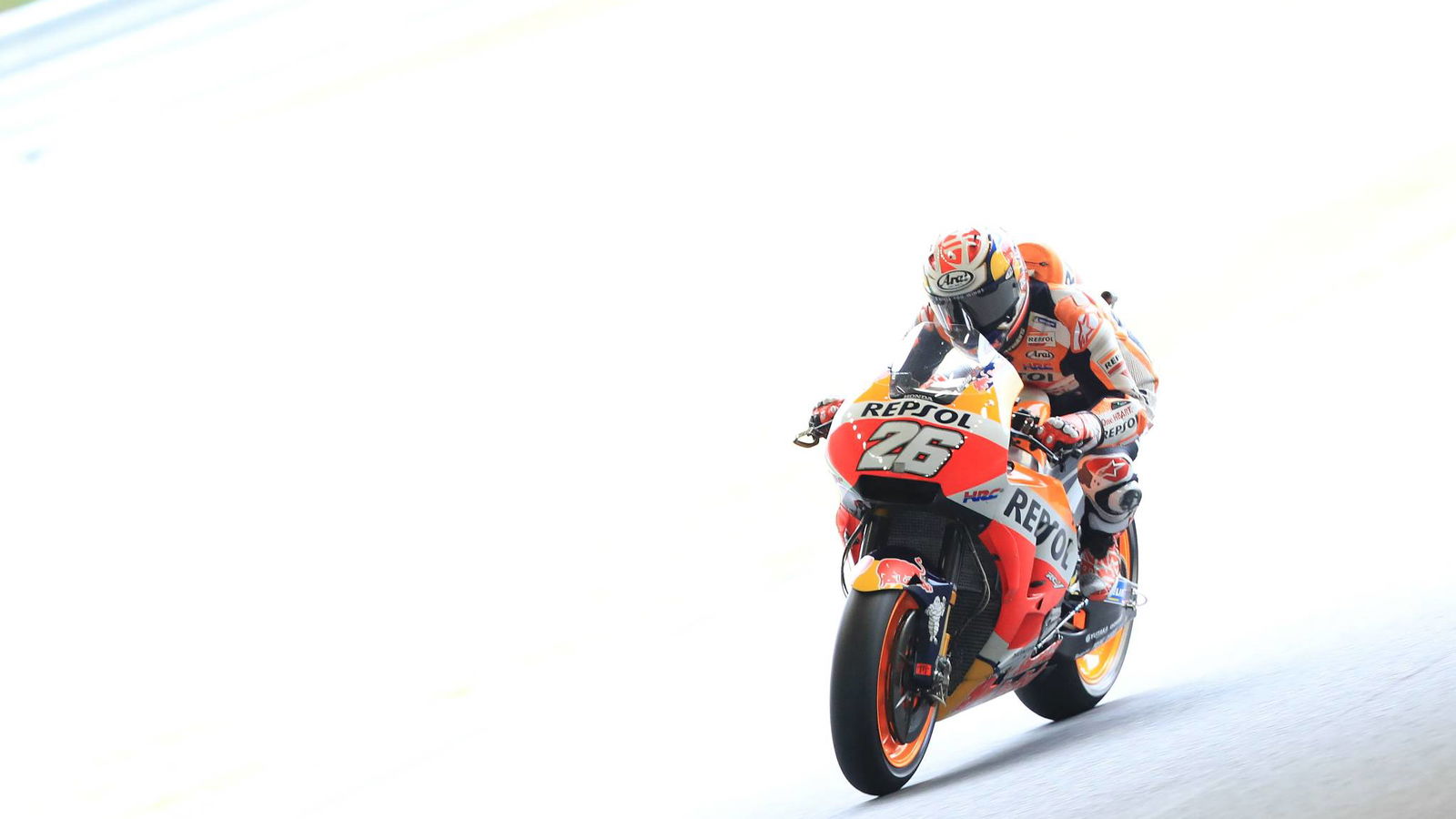 Pedrosa leads Redding in damp FP2 