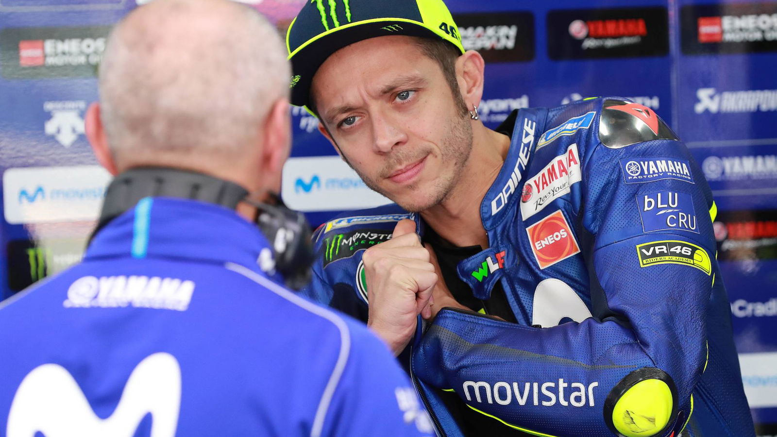 Pit mistake costs Rossi a row, Vinales braking woe
