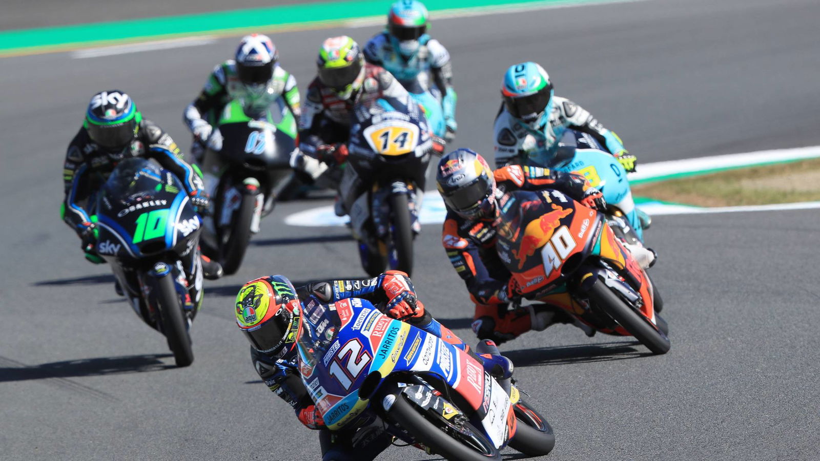 Moto3 Japan: Brilliant Bezzecchi snatches win as Martin, 'Diggia' fall