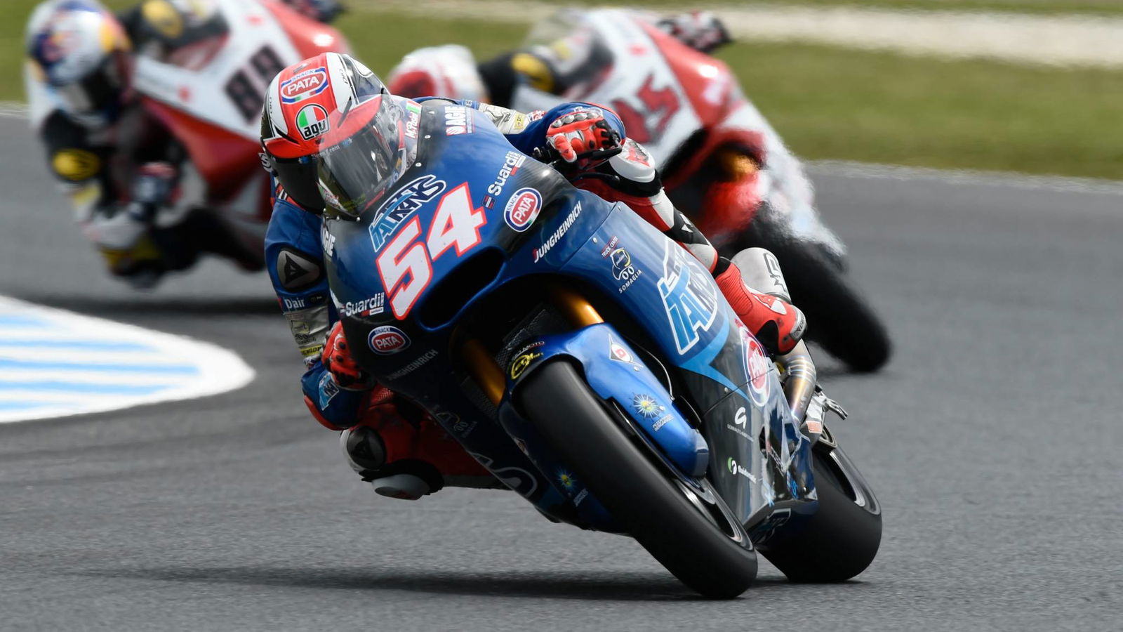 Moto2 Australia: Pasini on pole as title rivals struggle