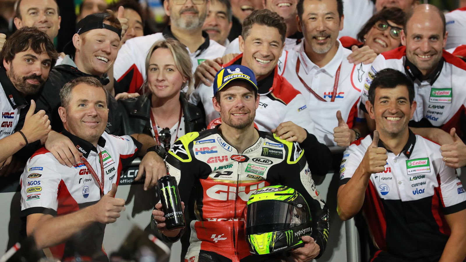 Crutchlow 'dream' podium despite footpeg hitting arse!