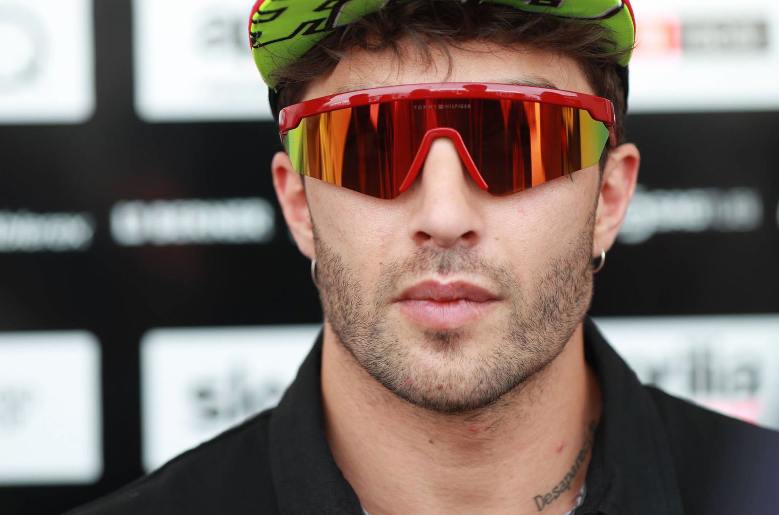 Smith learning through Aprilia test rider, TV eyes