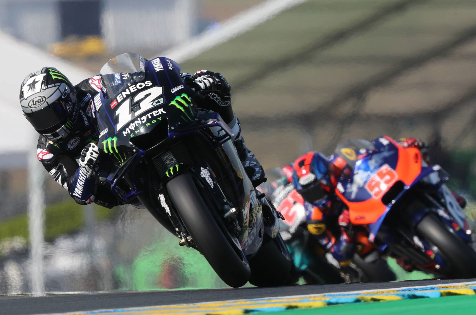 Quartararo flying in FP1, Rossi loses chain