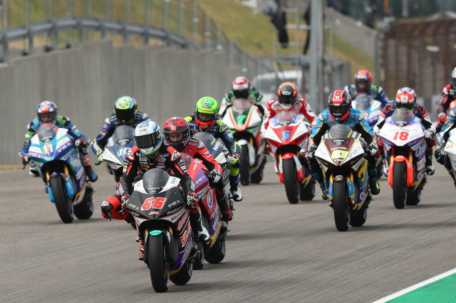 Tuuli wins historic first MotoE race after red flag