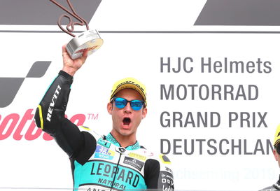 Moto3 Germany: Dalla Porta triumphs after frantic final lap