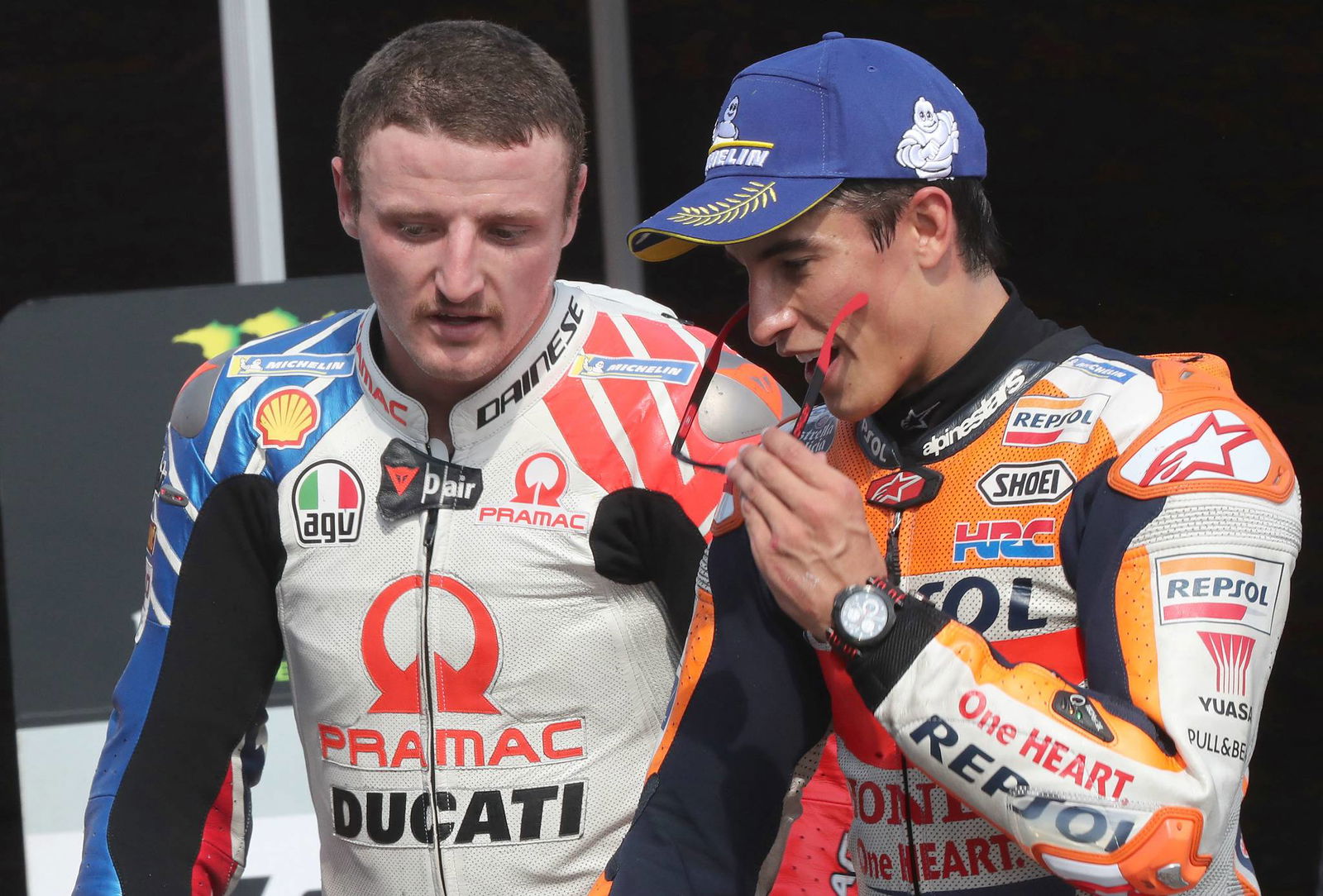 Dovizioso mengambil 'pintu terbuka lebar' ke podium dari Rins, bentrokan Morbidelli
