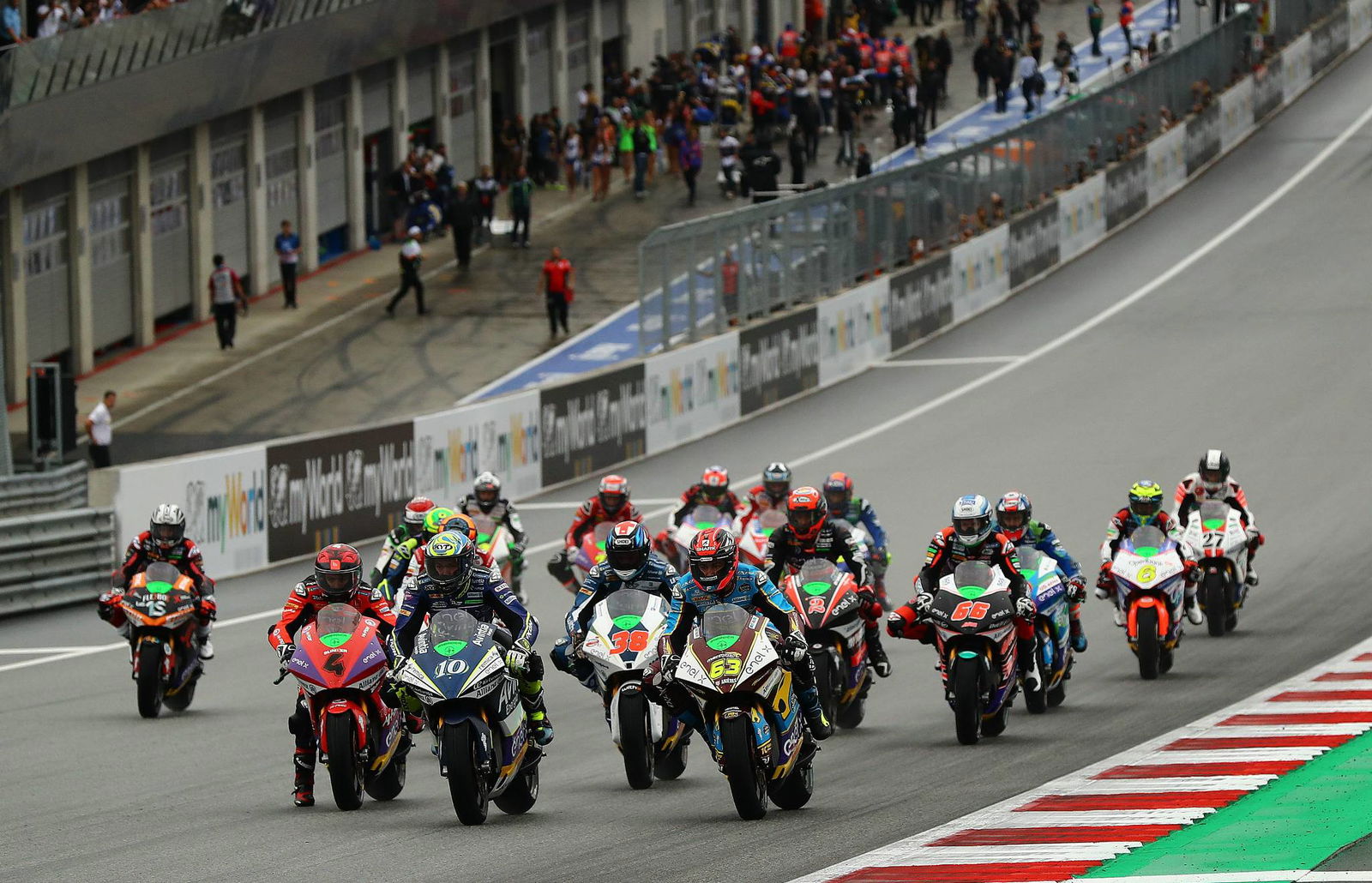 Morbidelli tops Austria warm-up before rain returns