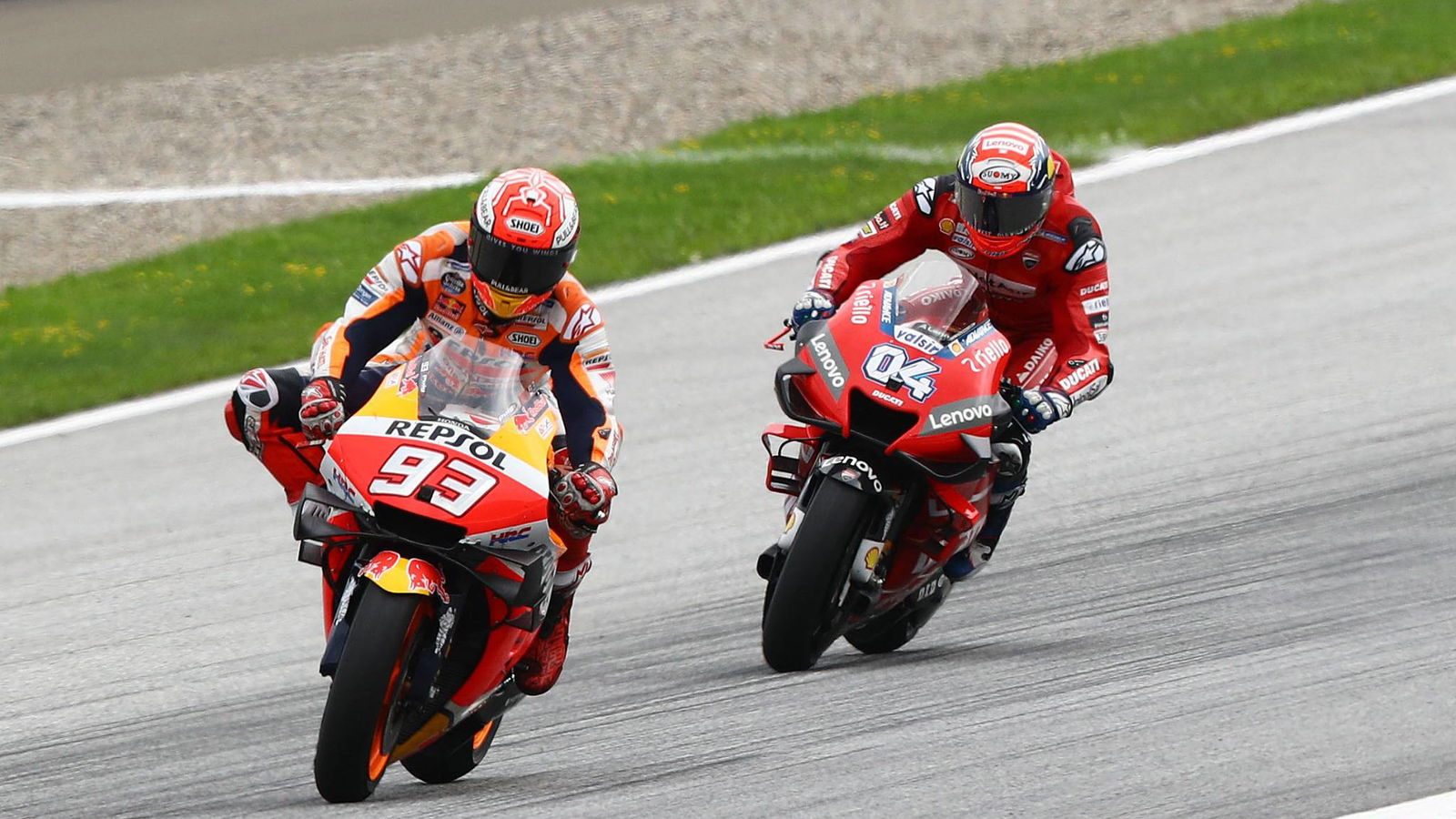 Marquez: Dovizioso bermain dengan saya