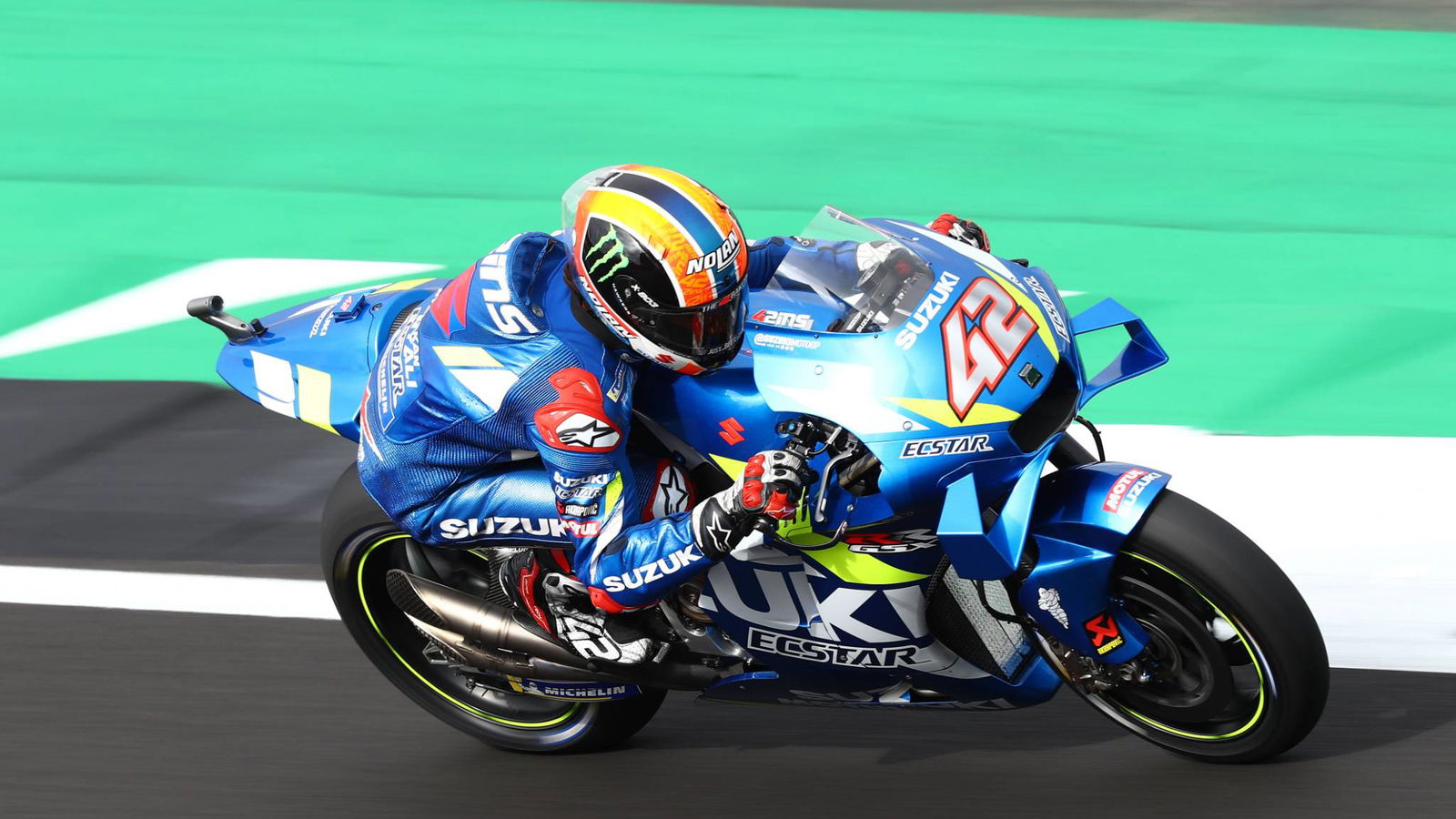 Rins mugs Marquez at last corner for British MotoGP victory