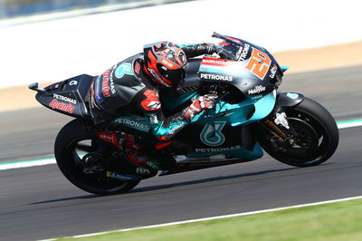 Quartararo beats Rossi in lap record battle, Dovizioso into Q1