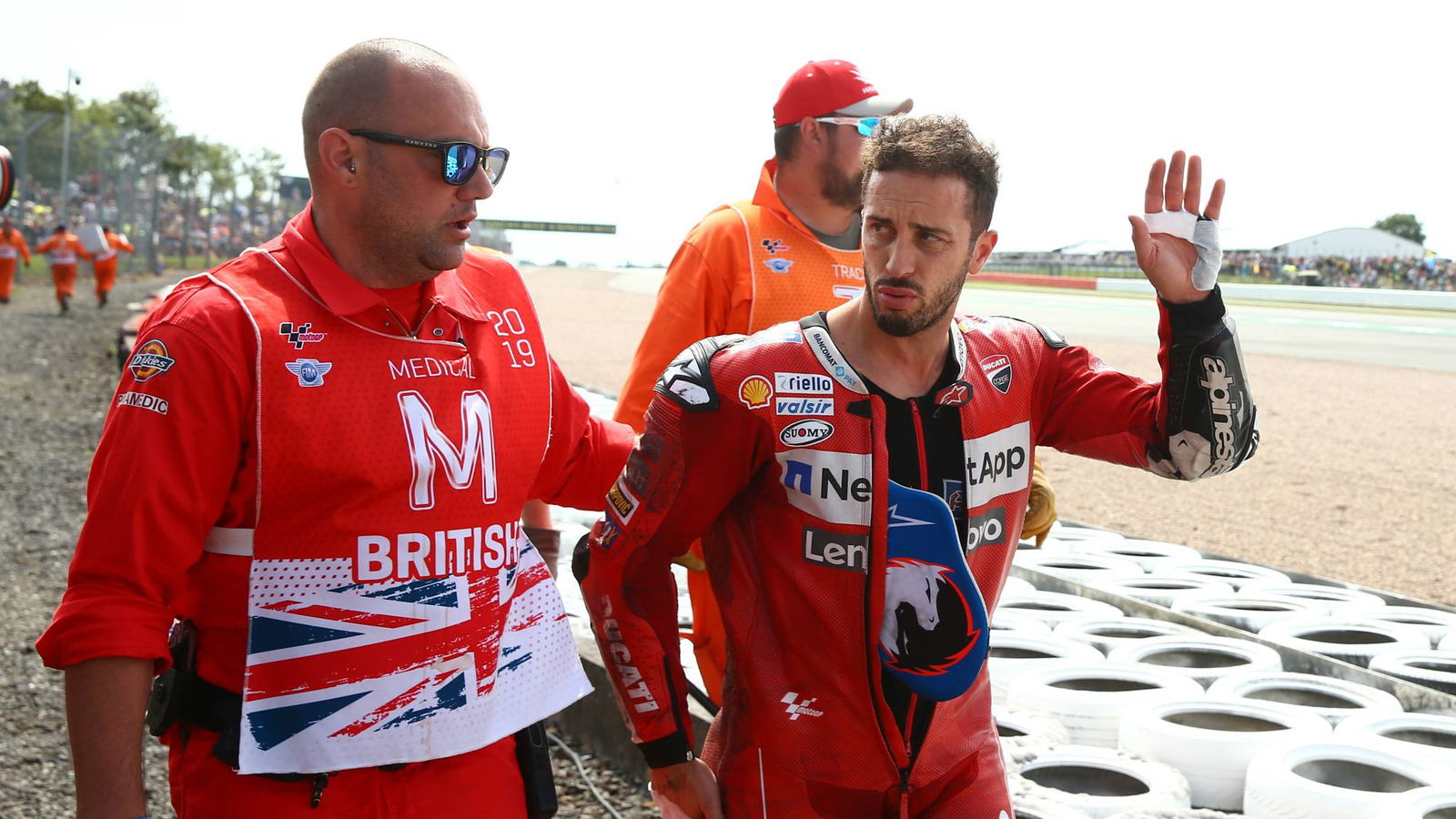 Dovizioso taken to hospital for checks