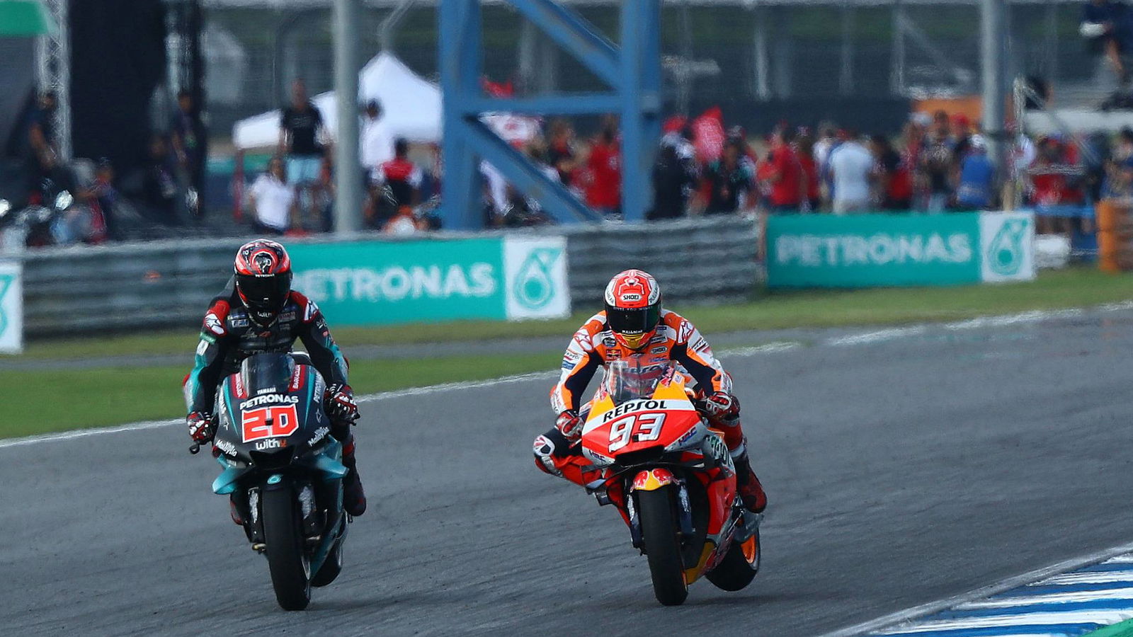 Quartararo: Otak saya mati untuk pertarungan sudut terakhir Marquez