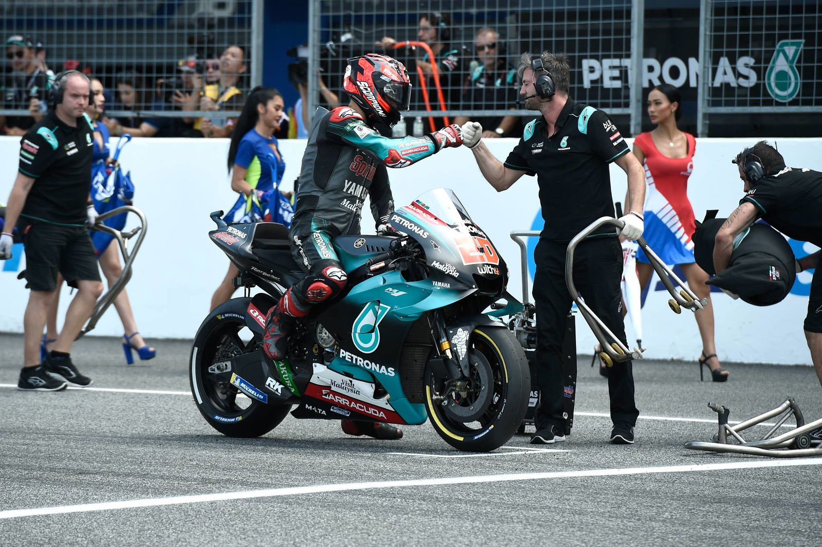Quartararo pada rekor lap tercepat memimpin di FP1