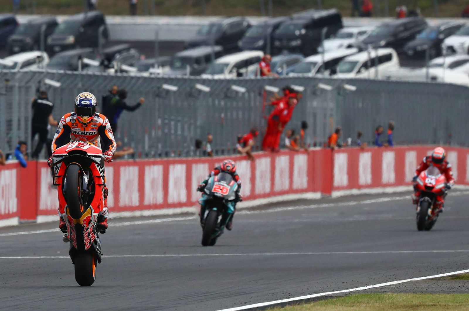 Marquez leads Japanese MotoGP warm-up as temperatures increase