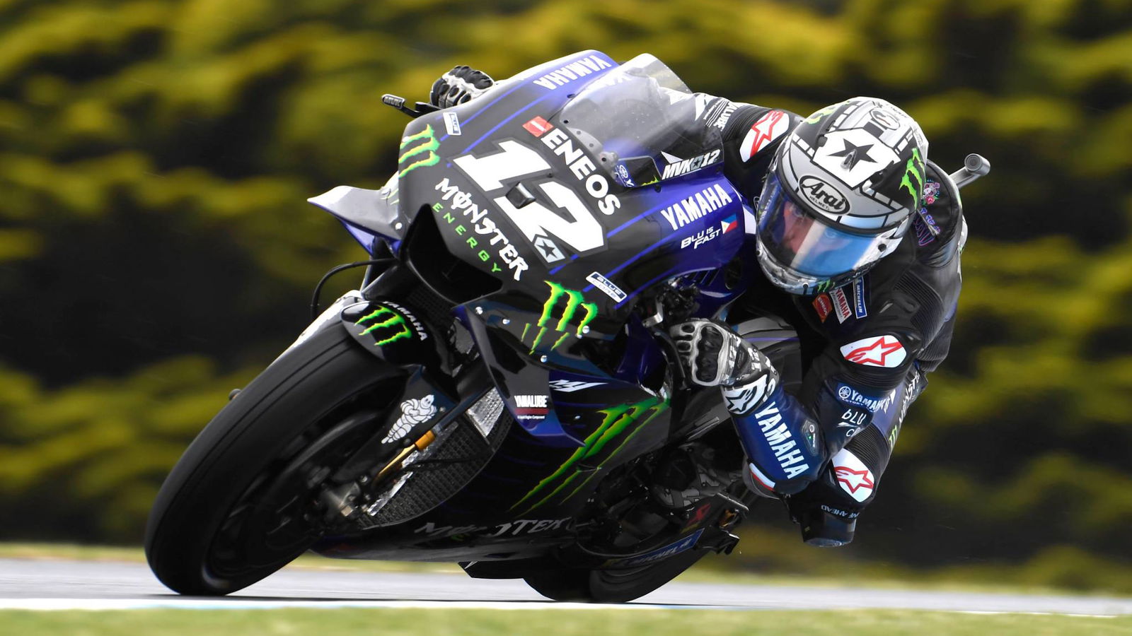 Vinales memimpin Marquez dalam FP3 Phillip Island yang dilanda cuaca buruk