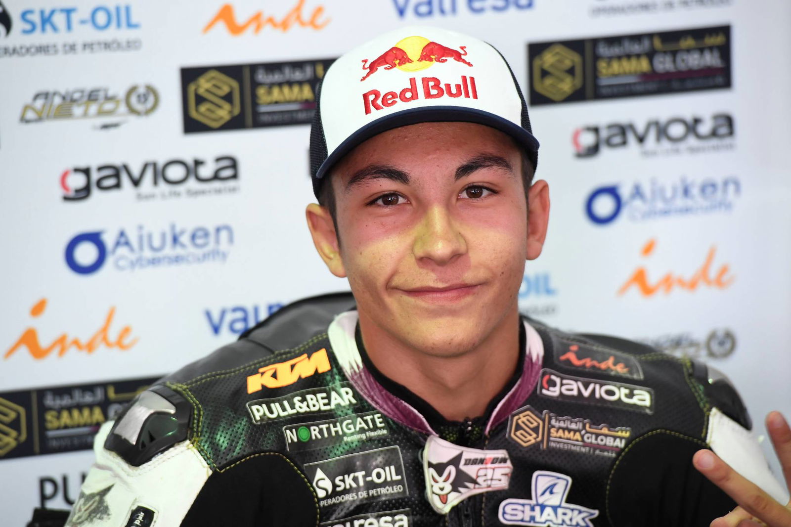 The 2020 Husqvarna Moto3 machine