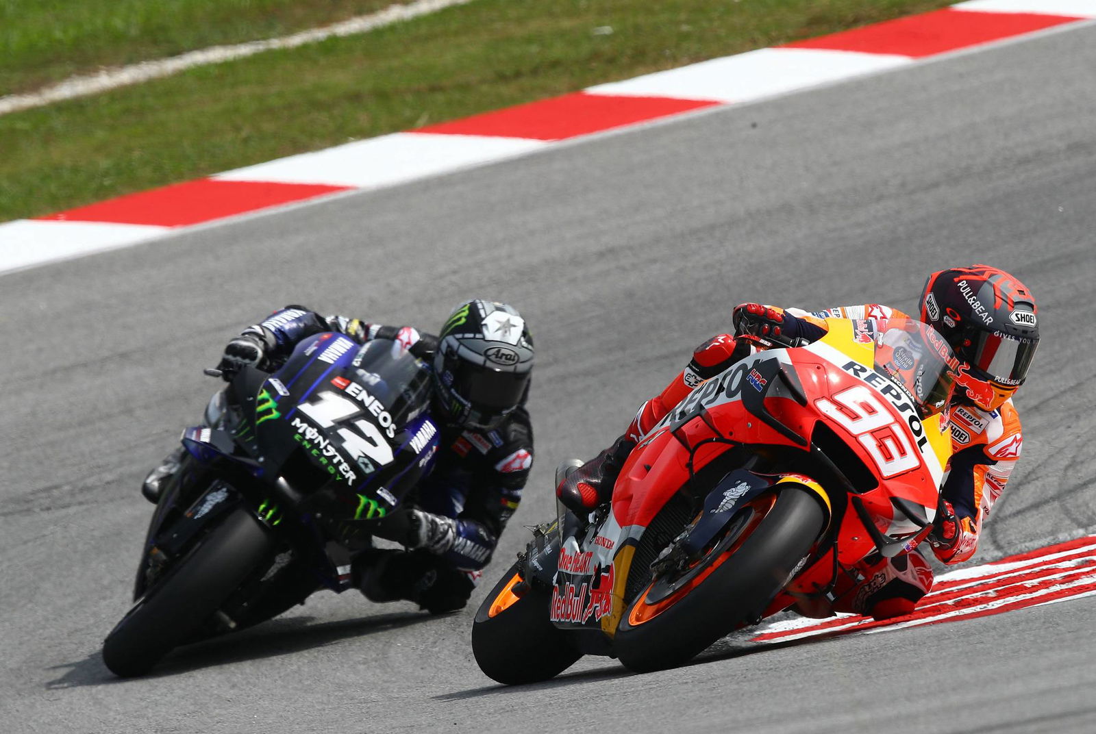 Vinales, Rossi try Yamaha holeshot device at Sepang