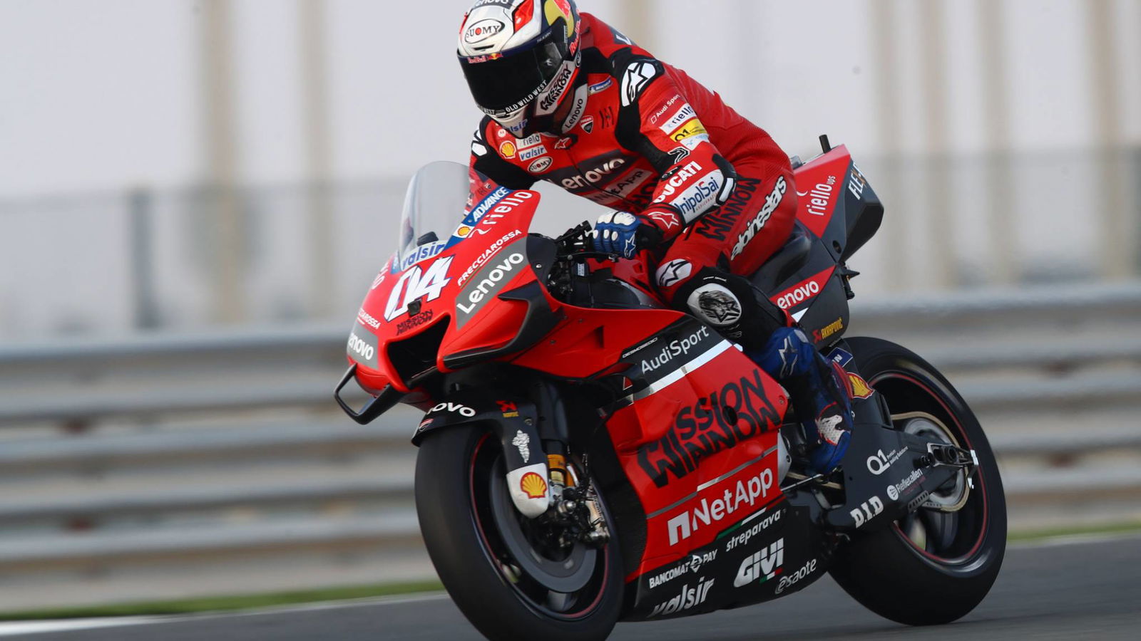 Dovizioso: New rear affects front tyre a lot
