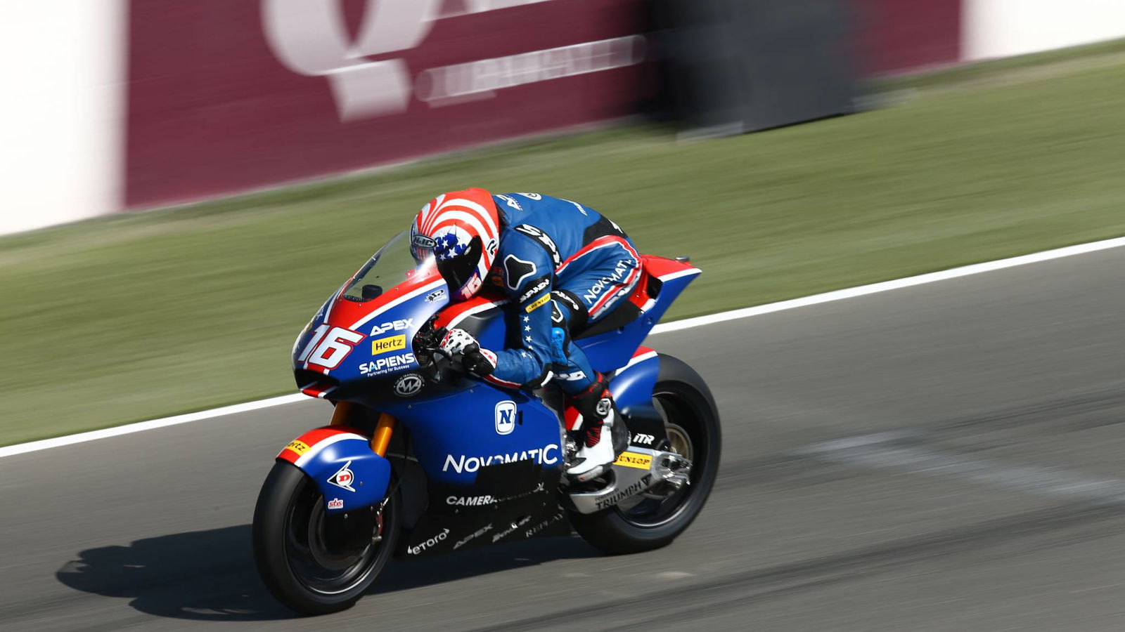 Roberts on record pace to lead Qatar Moto2 FP2