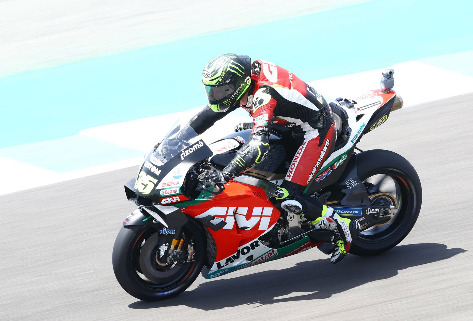 Rins: 'He broke his shock or what?!'