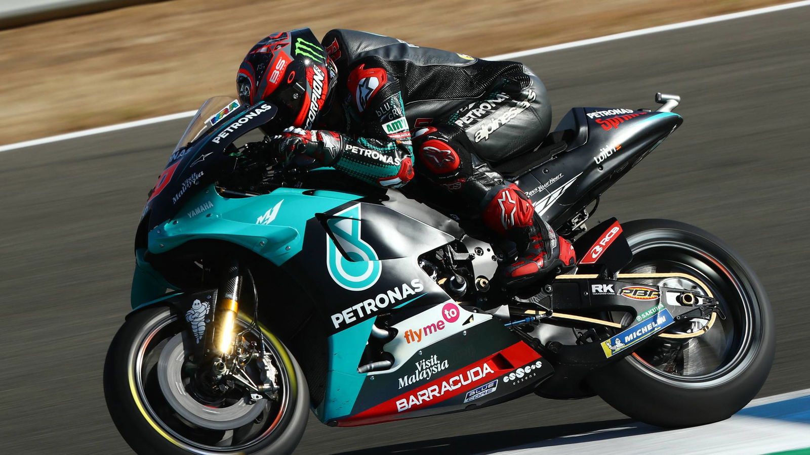 Quartararo on pole after Vinales penalised, Marquez withdraws