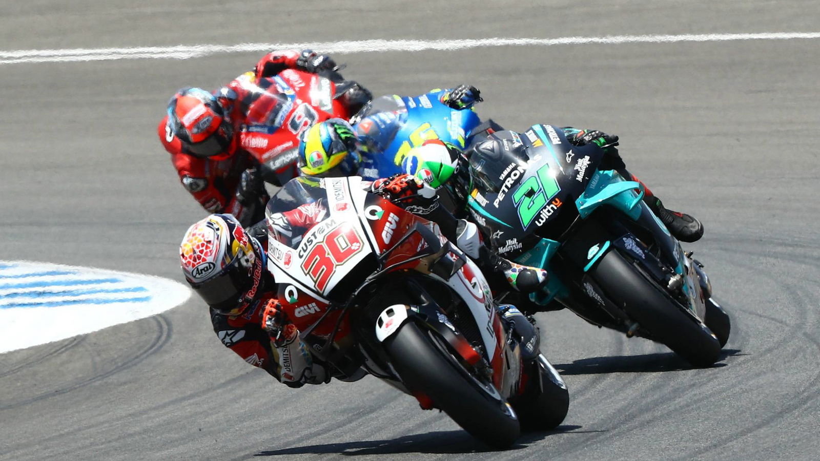 'Marquez-style' takes Nakagami to brink of podium