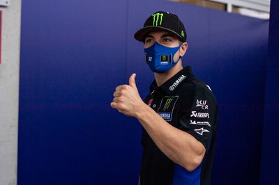 Vinales feels 'fantastic' in wet and dry, Rossi Qualifying 1