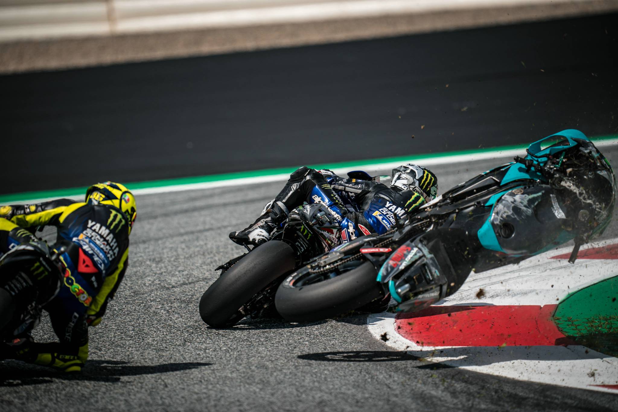Franco Morbidelli crashm Austrian MotoGP 2020