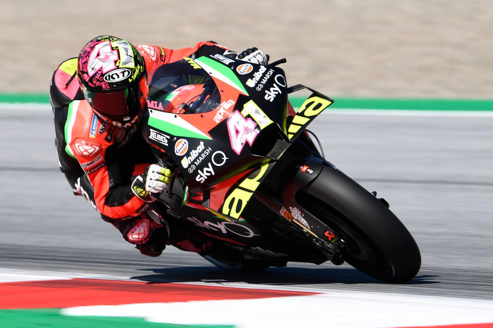 Bradl tests on-track MotoGP helmet radio