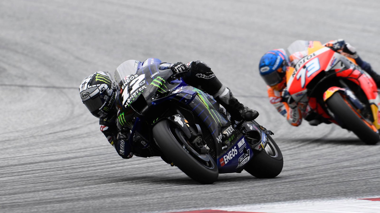 Alex Marquez 'saw pieces fall from Vinales' bike'