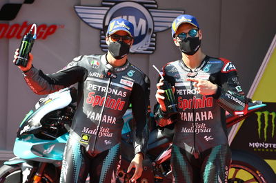 Franco Morbidelli, Fabio Quartararo, Catalunya MotoGP. 26 September 2020