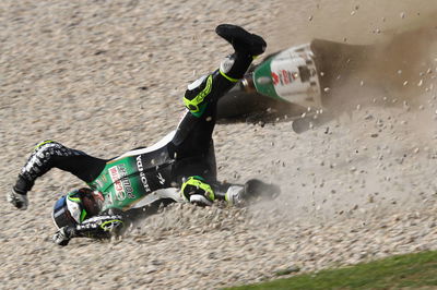 Cal Crutchlow crash, Catalunya MotoGP. 26 September 2020