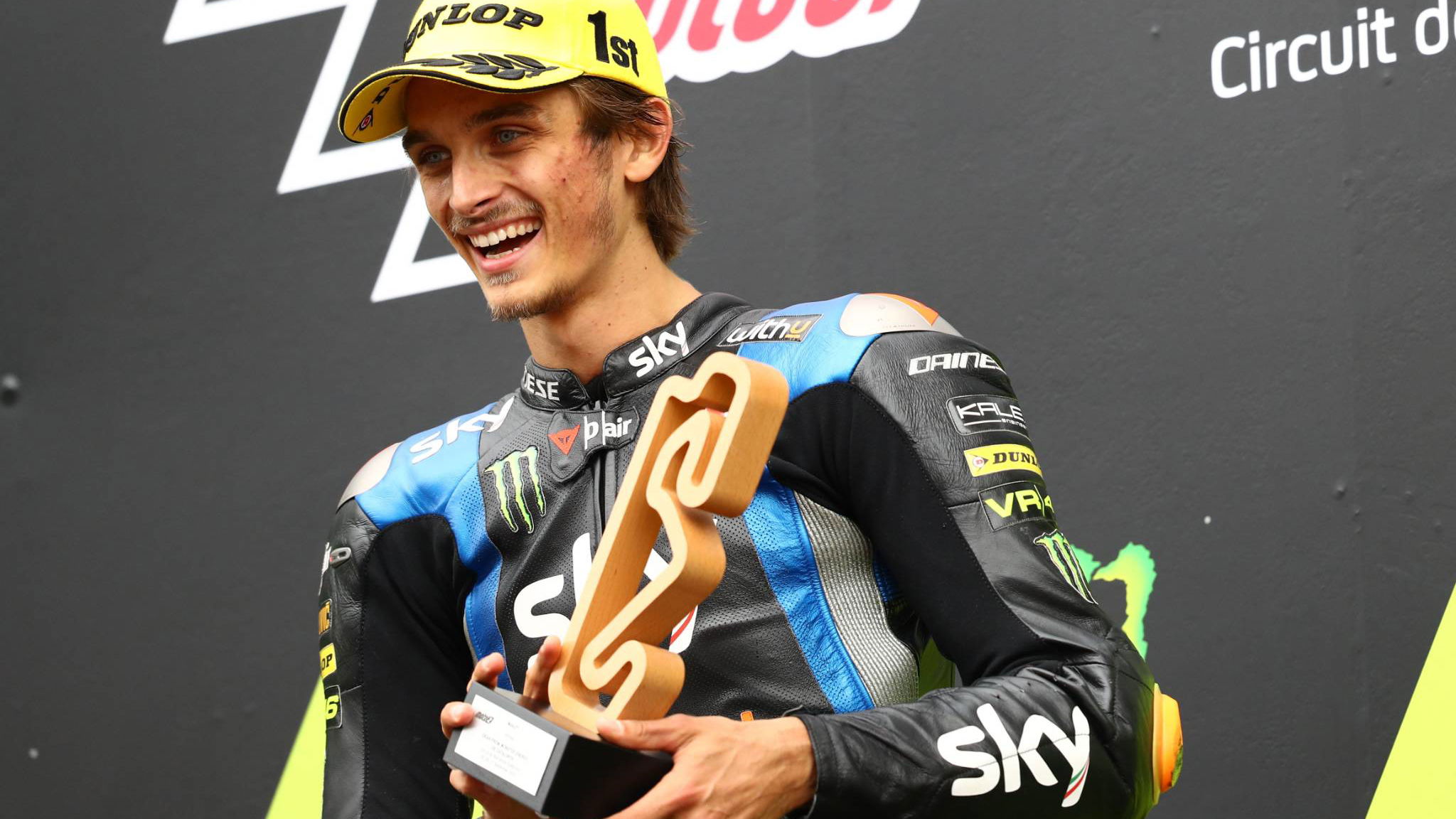 Luca Marini , Moto2 race, Catalunya MotoGP. 27 September 2020