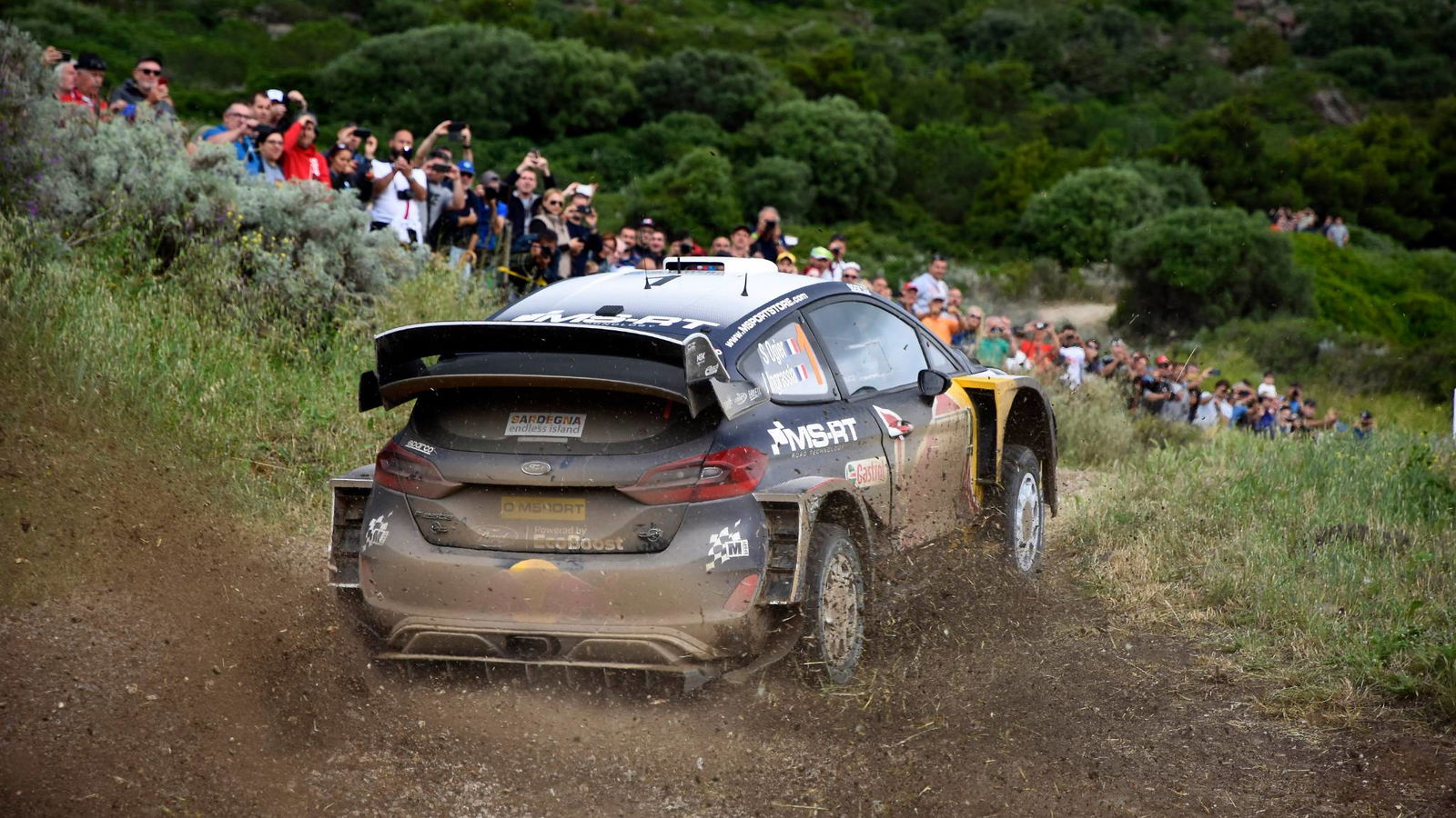 Rally Italia Sardegna - Klasifikasi setelah SS16