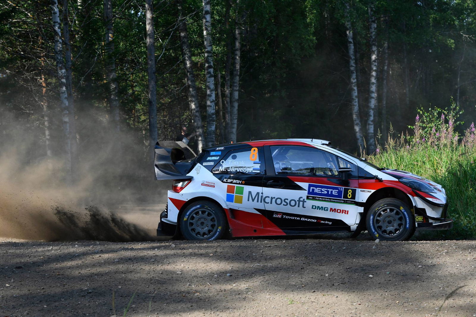 Tanak keeps Ostberg at bay after SS5 at Rally Finland