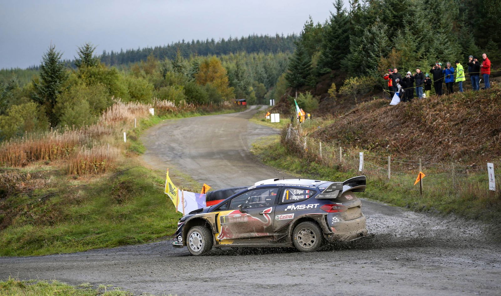 Tanak drops out from lead to hand Ogier Wales Rally GB chance