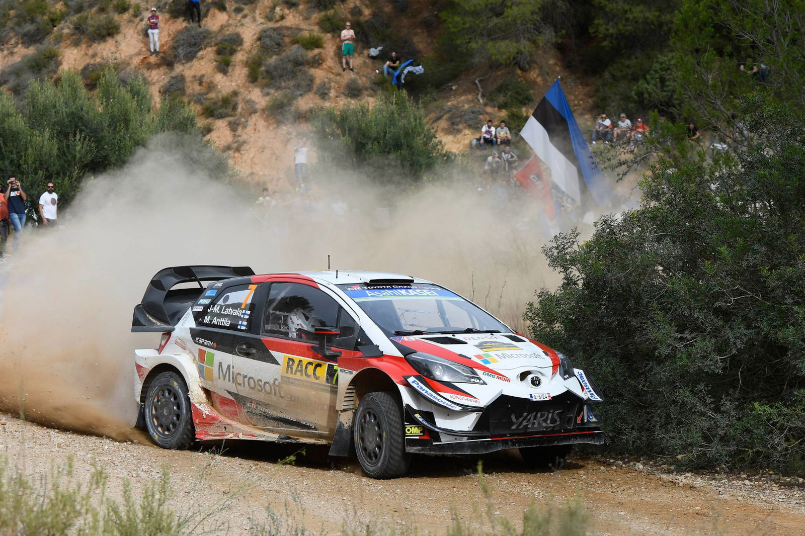 Latvala charges into lead from Ogier in Spain