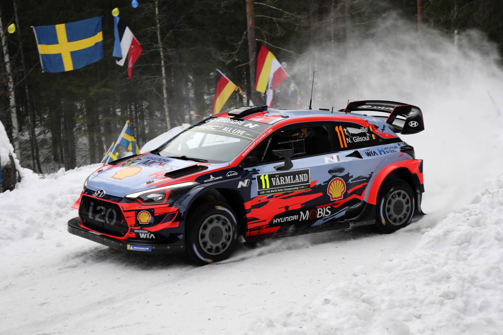 Rally Sweden - Klasifikasi setelah SS1