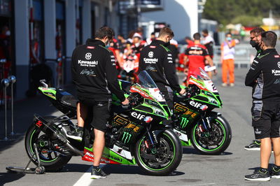 Jonathan Rea and Alex Lowes bike, Estoril WorldSBK 2020