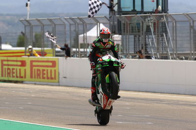 Jonathan Rea celebrates winning 100 WorldSBK races, Aragon WorldSBK 2021