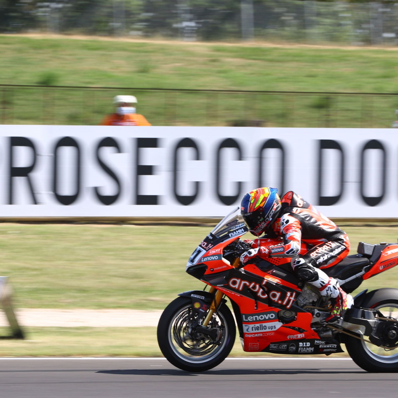Michael Ruben Rinaldi practice start, Misano WorldSBK 2021