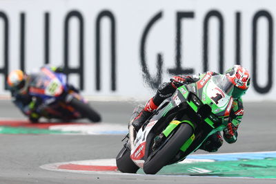 Jonathan Rea and Andrea Locatelli, Dutch WorldSBK Race2, July 25 2021