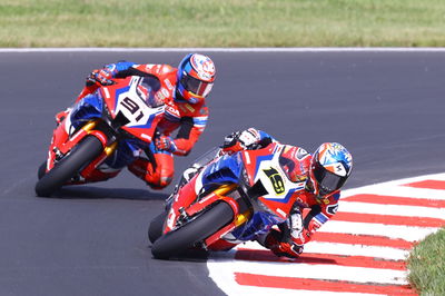 Alvaro Bautista and Leon Haslam, Czech WorldSBK, 6 August 2021