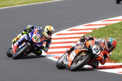 Michael Ruben Rinaldi and Andrea Locatelli, Czech WorldSBK race1, 7 August 2021