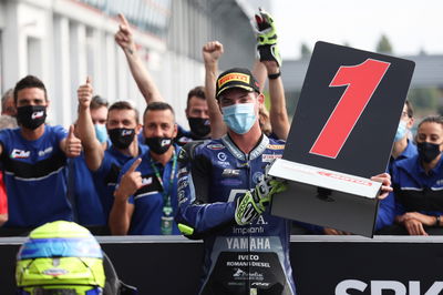 Luca Bernardi, pole position, French WorldSSP, 4 September 2021